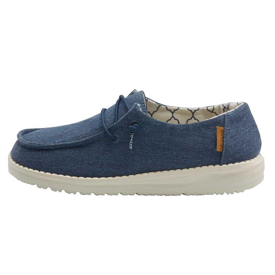 Kids' Hey Dude Wendy Slip On Shoes Blue | MPJFX-7198