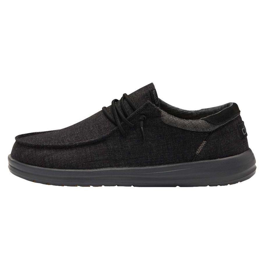 Men's Hey Dude Paul Slip On Shoes Black | TDRYZ-8374