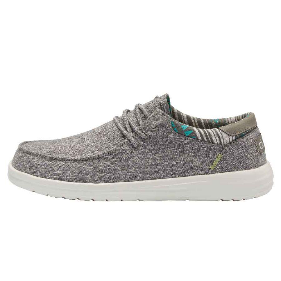 Men's Hey Dude Paul Slip On Shoes Grey | LMWTO-6893