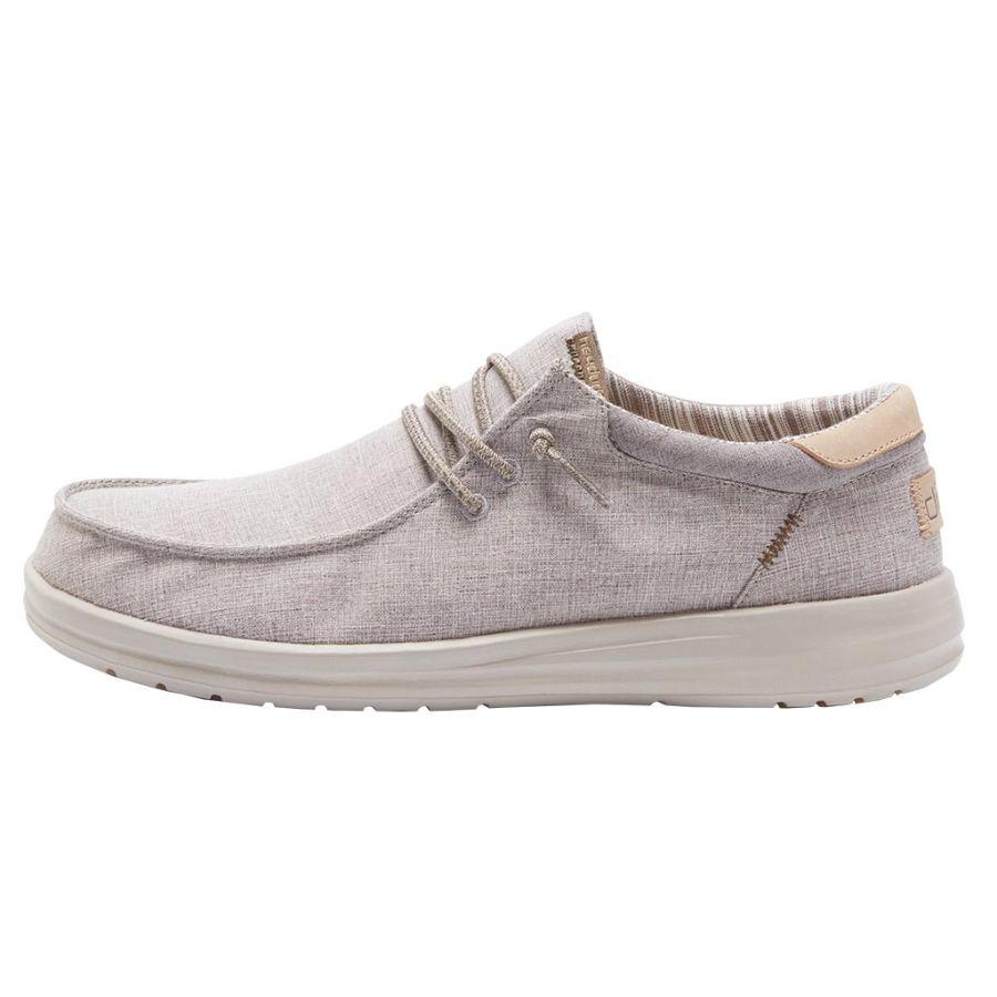 Men's Hey Dude Paul Slip On Shoes Grey Brown Grey | ESPIC-2784