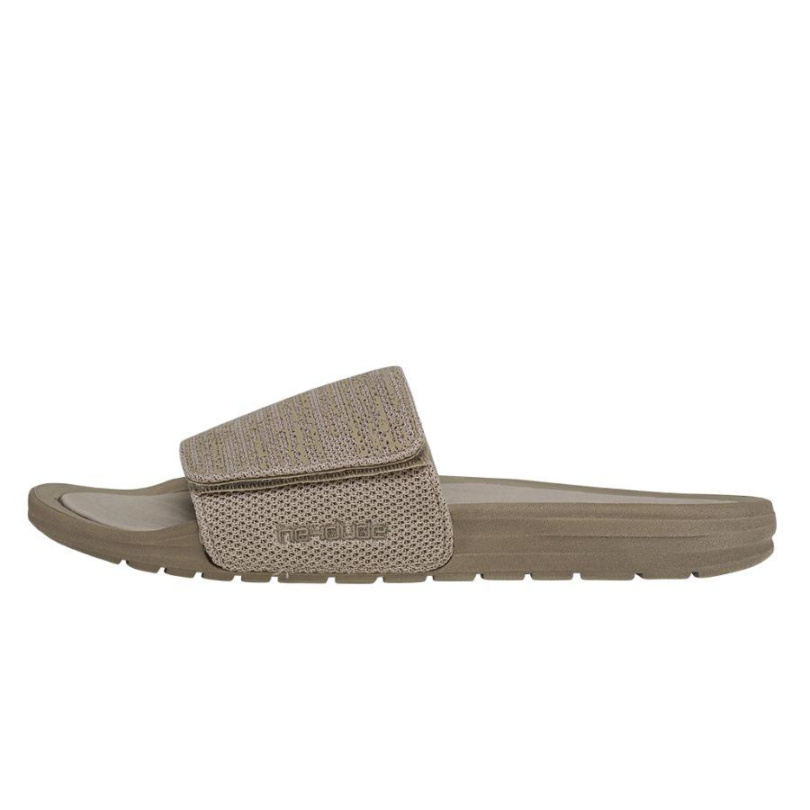 Men's Hey Dude Phoenix Sox Slides Beige | XAFTK-6058