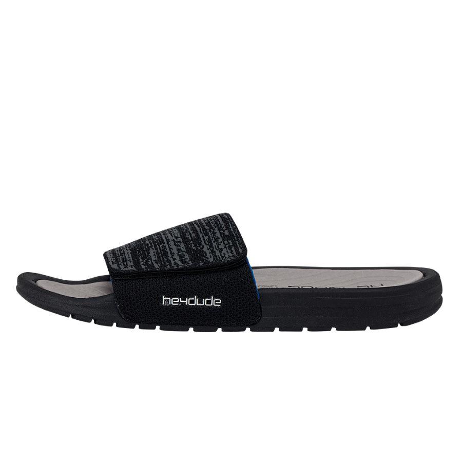 Men's Hey Dude Phoenix Sox Slides Black | EZYKB-9532