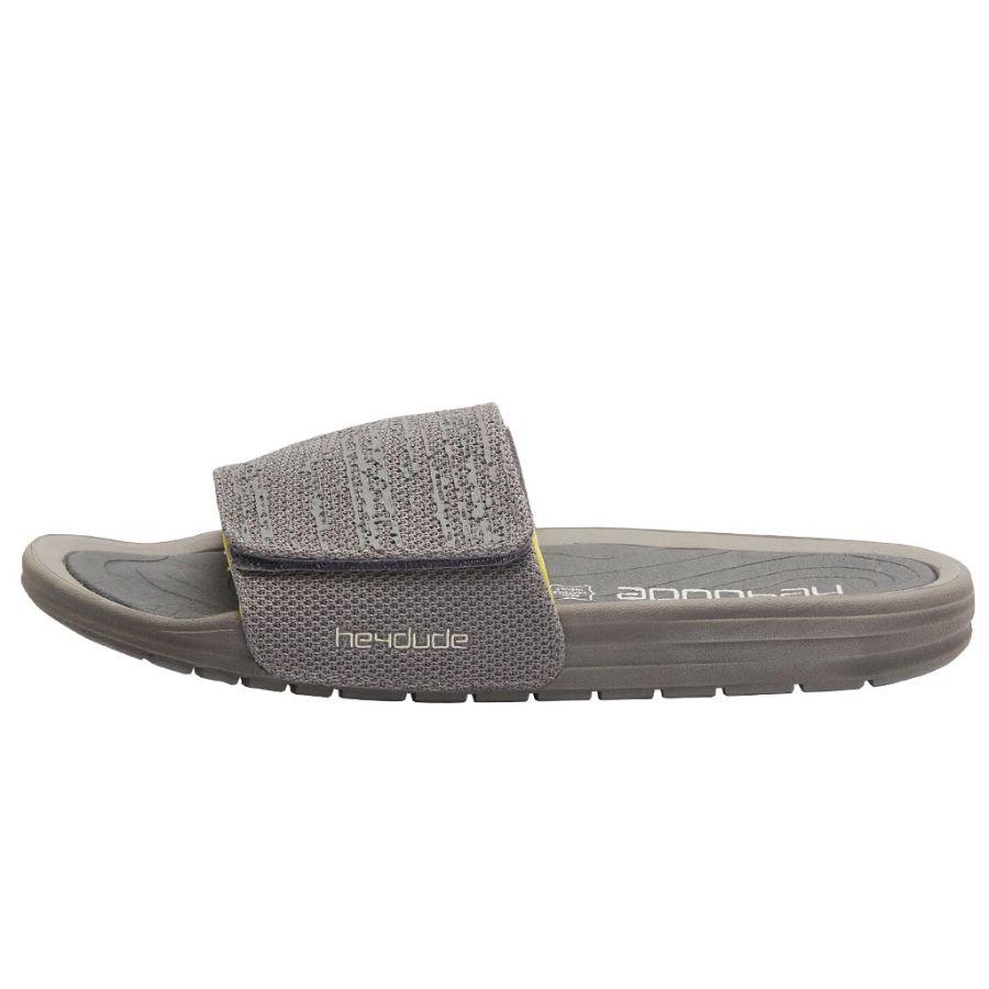 Men's Hey Dude Phoenix Sox Slides Grey | SVCBD-1207