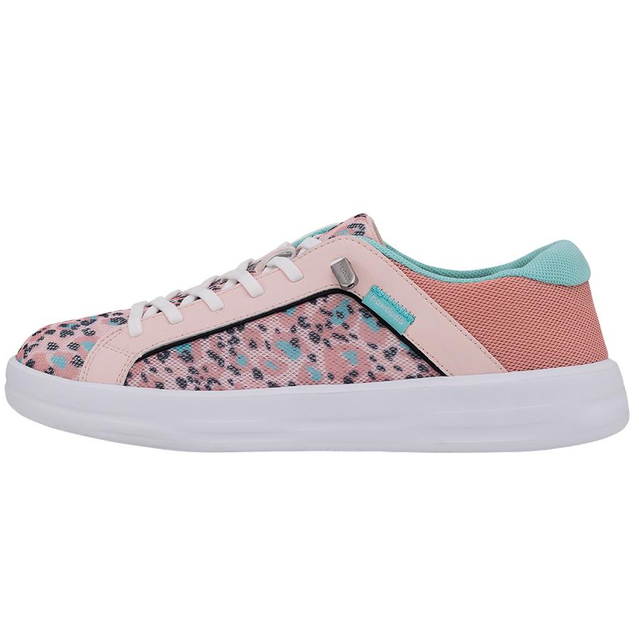 Women's Hey Dude Karina Sneakers Pink | QNDIZ-1390