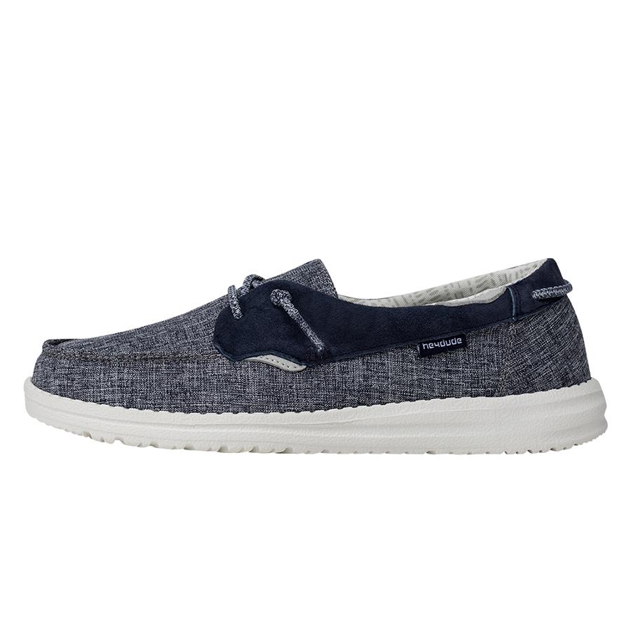 Women's Hey Dude Laila Slip On Shoes Blue | LCPOK-6917