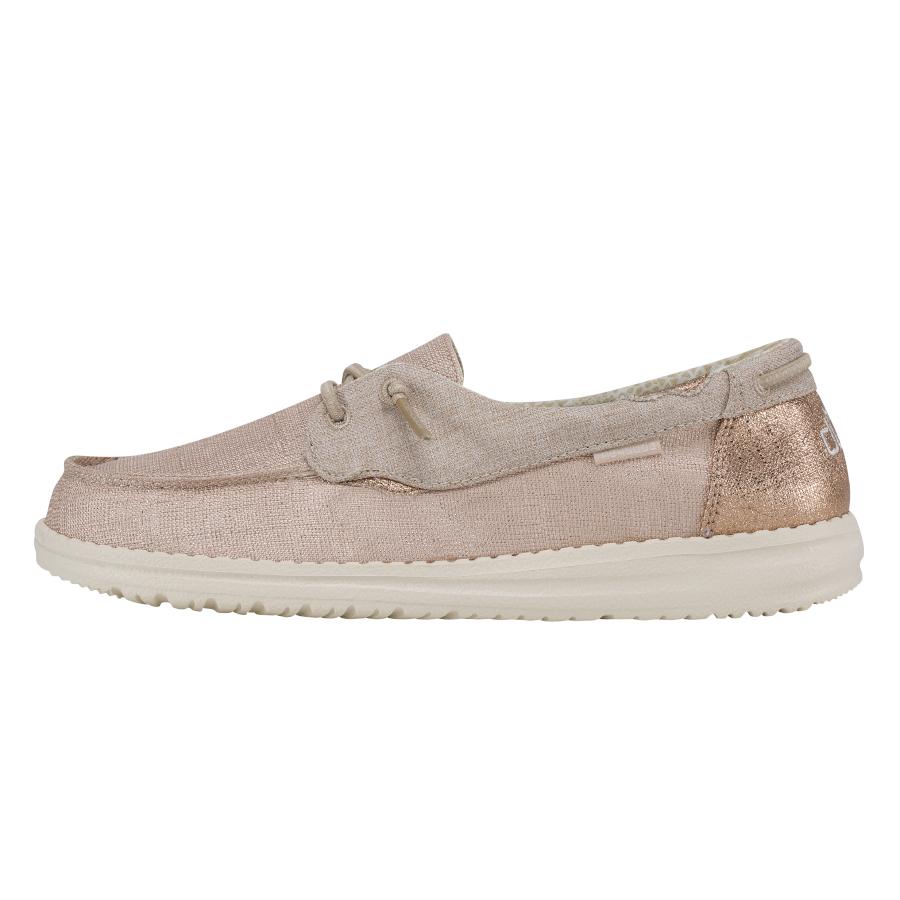 Women's Hey Dude Laila Slip On Shoes Pink | BVCWS-7130