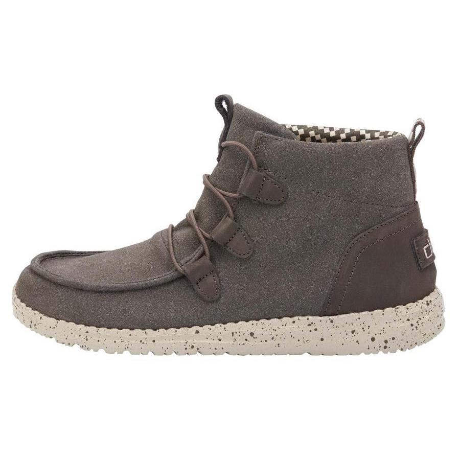 Women's Hey Dude Lea Boots Coffee | RXMIK-8360