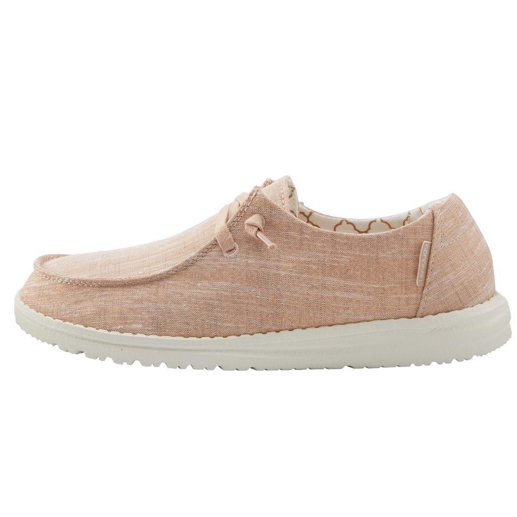 Women's Hey Dude Wendy Canvas Shoes Rose Gold | ISCGX-4613