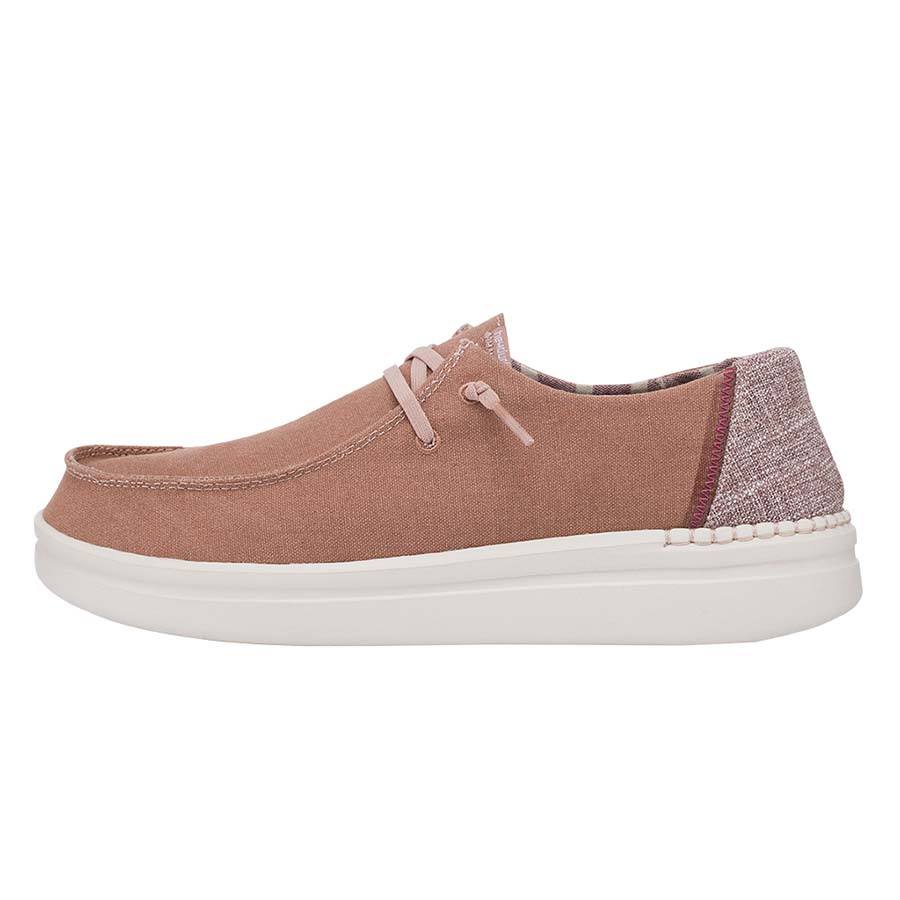 Women's Hey Dude Wendy Rise Slip On Shoes Pink | ARVWQ-3610