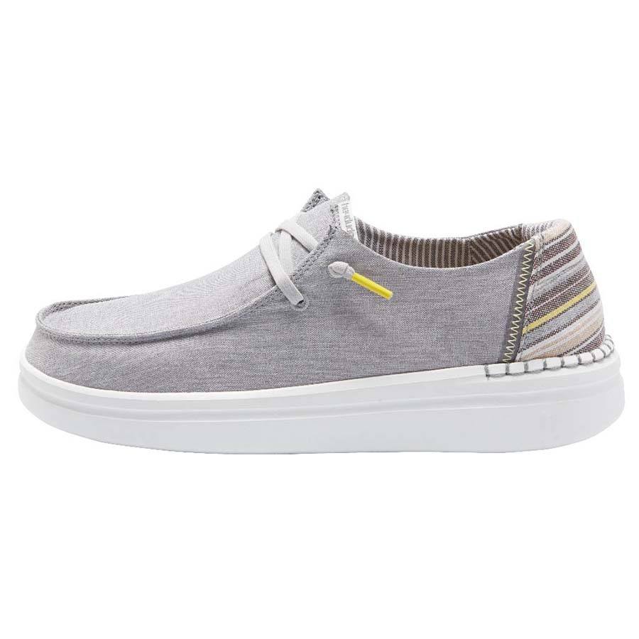 Women's Hey Dude Wendy Rise Slip On Shoes Grey | DAFHN-0967