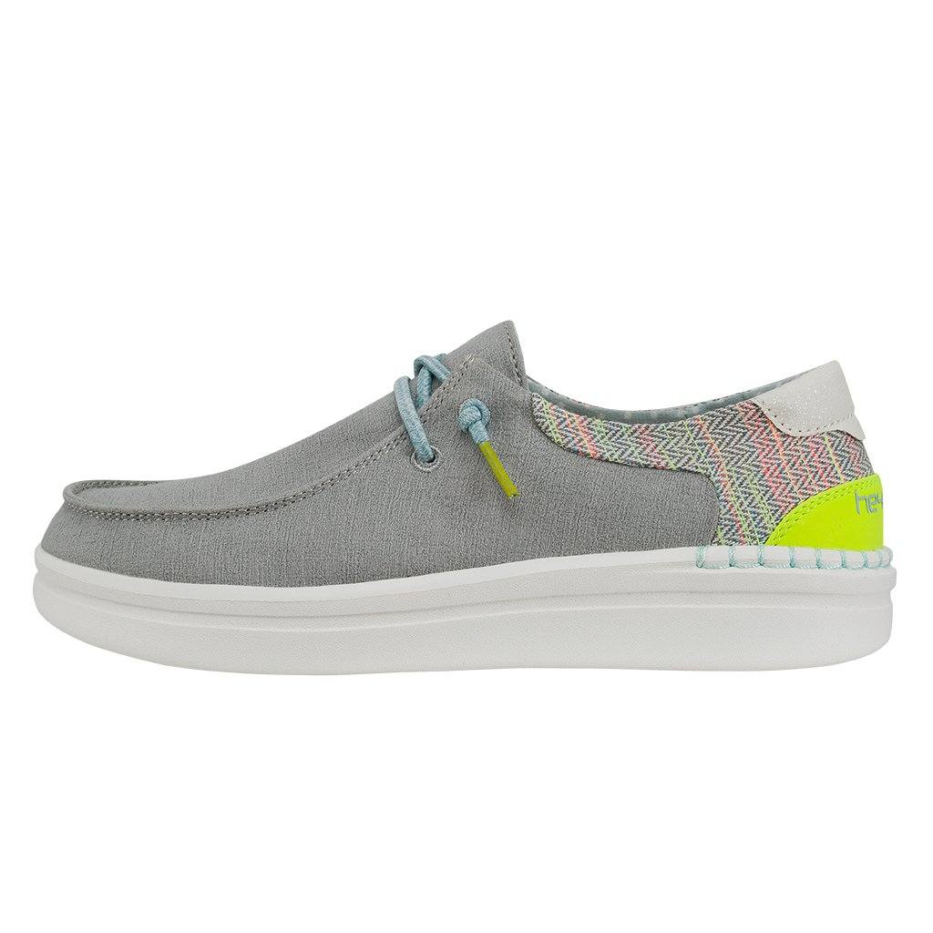 Women's Hey Dude Wendy Rise Slip On Shoes Grey | GEAFL-7190