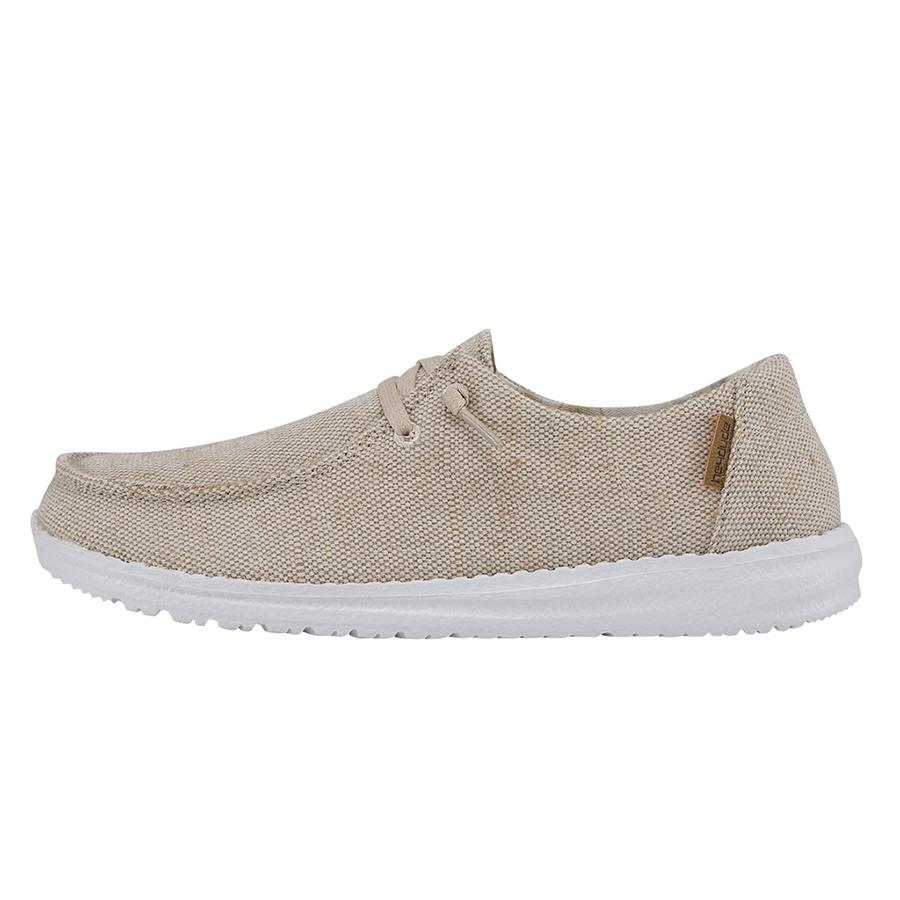 Women's Hey Dude Wendy Slip On Shoes Beige Gold | AGDYI-1598