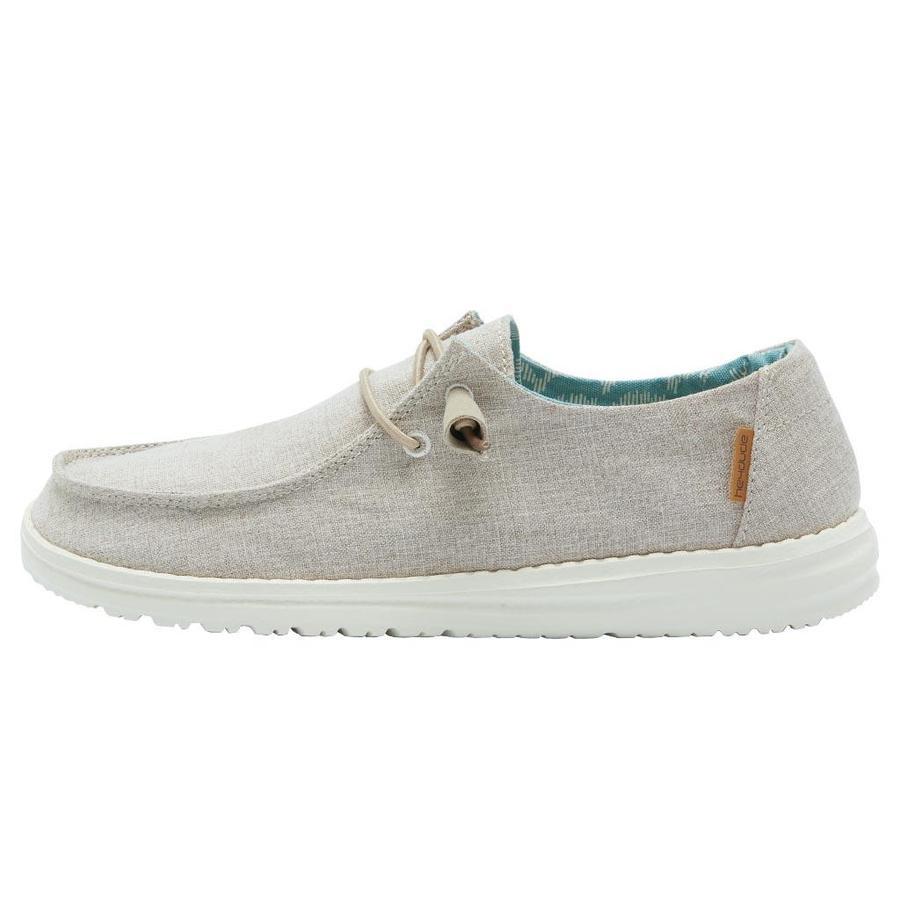 Women's Hey Dude Wendy Slip On Shoes Beige | YSCFA-5614