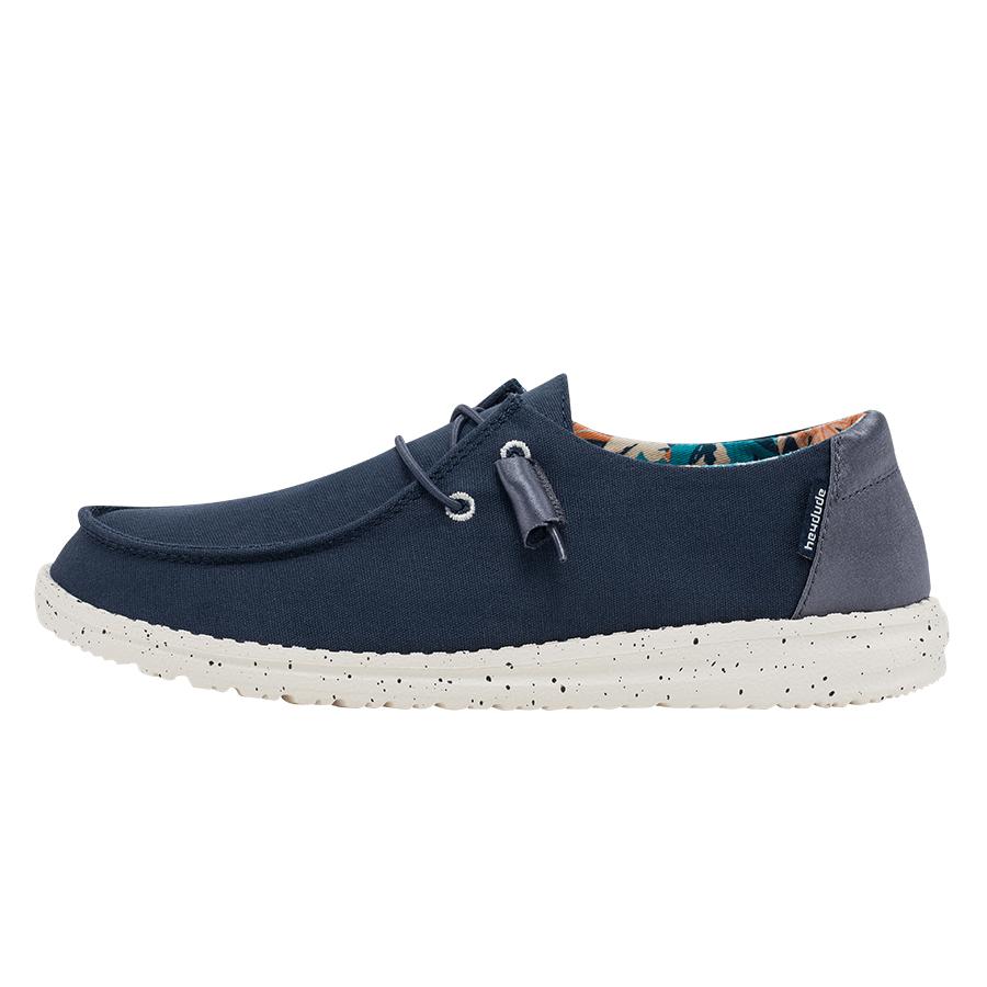 Women's Hey Dude Wendy Slip On Shoes Blue | QLFHZ-7095