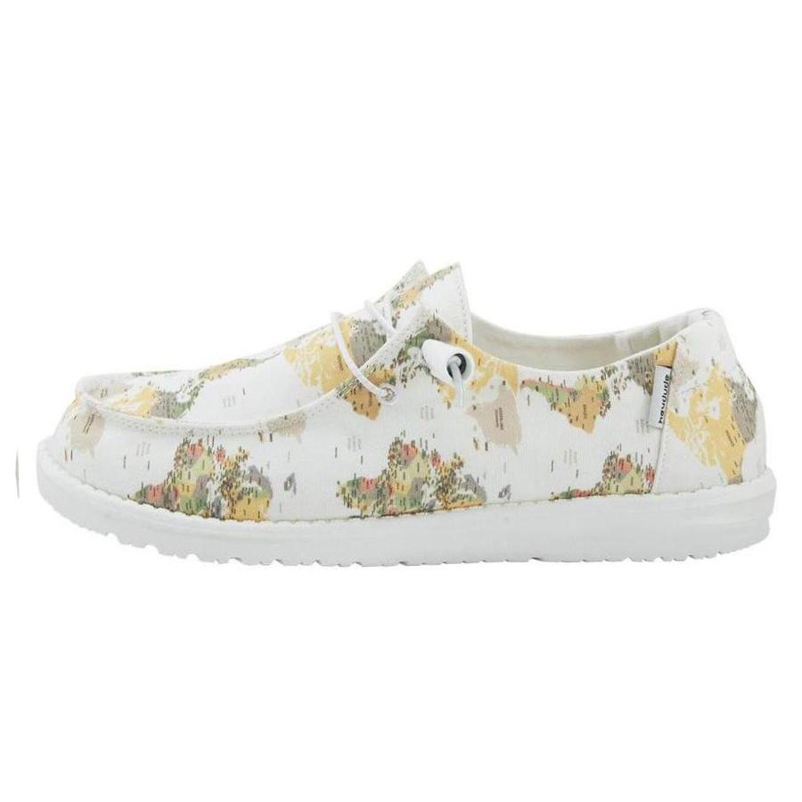 Women's Hey Dude Wendy Slip On Shoes Flower | NAZSU-2157