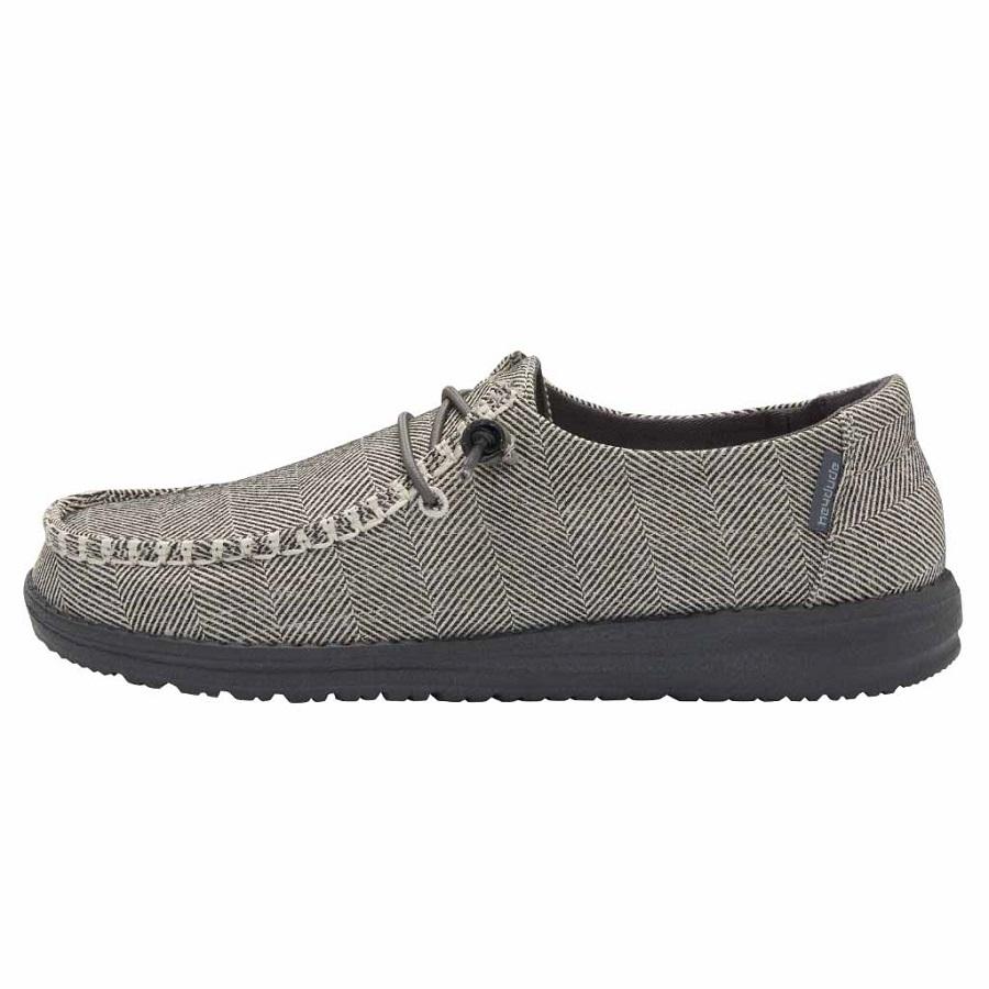 Women's Hey Dude Wendy Slip On Shoes Grey | OBTKP-2916