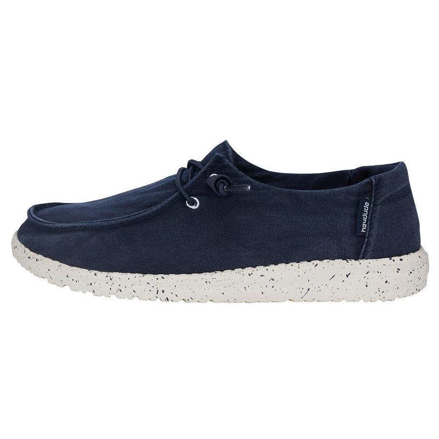 Women's Hey Dude Wendy Slip On Shoes Navy | MNDYV-9245