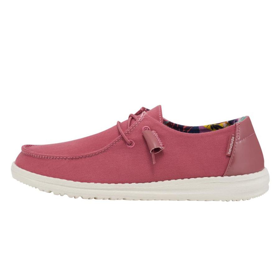 Women's Hey Dude Wendy Slip On Shoes Rose | VSBAU-8793