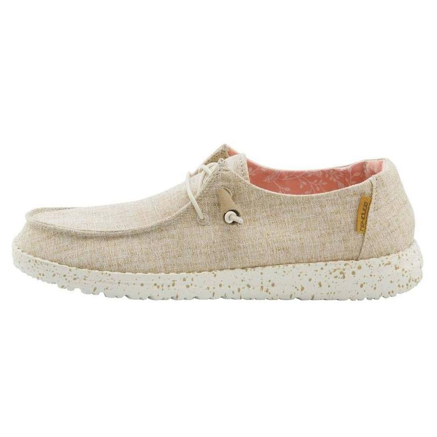 Women's Hey Dude Wendy Slip On Shoes White | DKGIO-6132