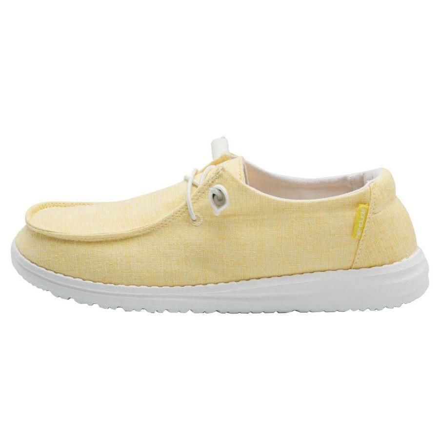 Women's Hey Dude Wendy Slip On Shoes Yellow | WNBGA-4786