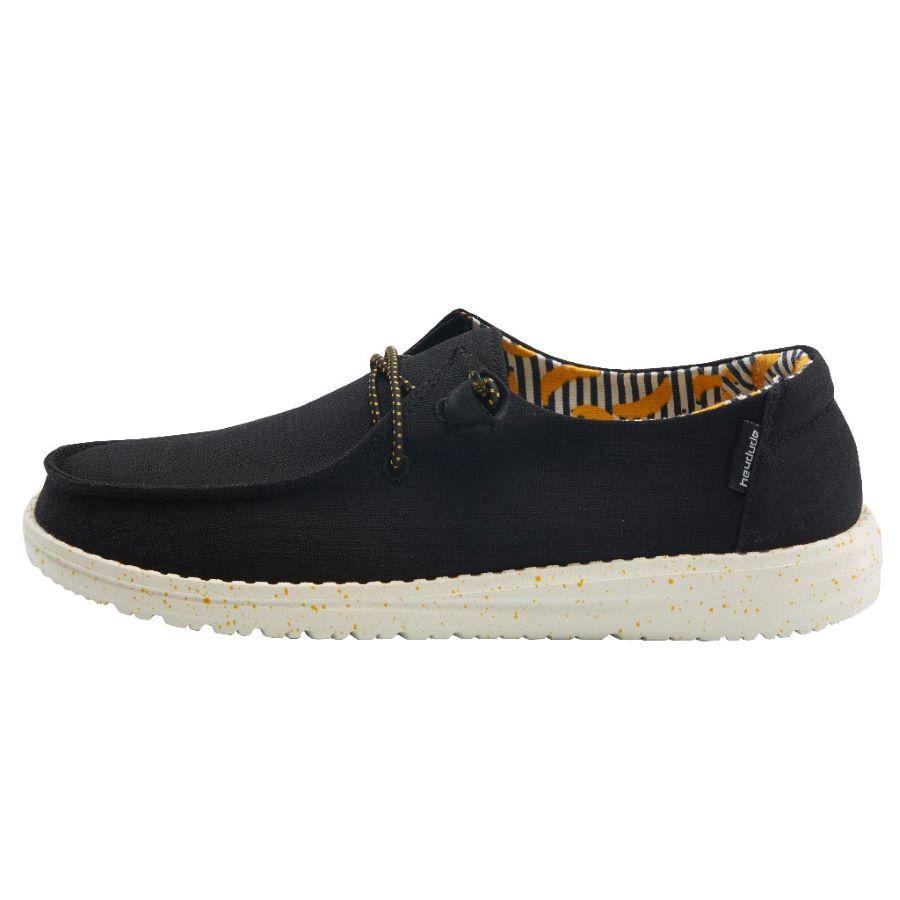 Women's Hey Dude Wendy Stretch Slip On Shoes Black | FHYVX-9403